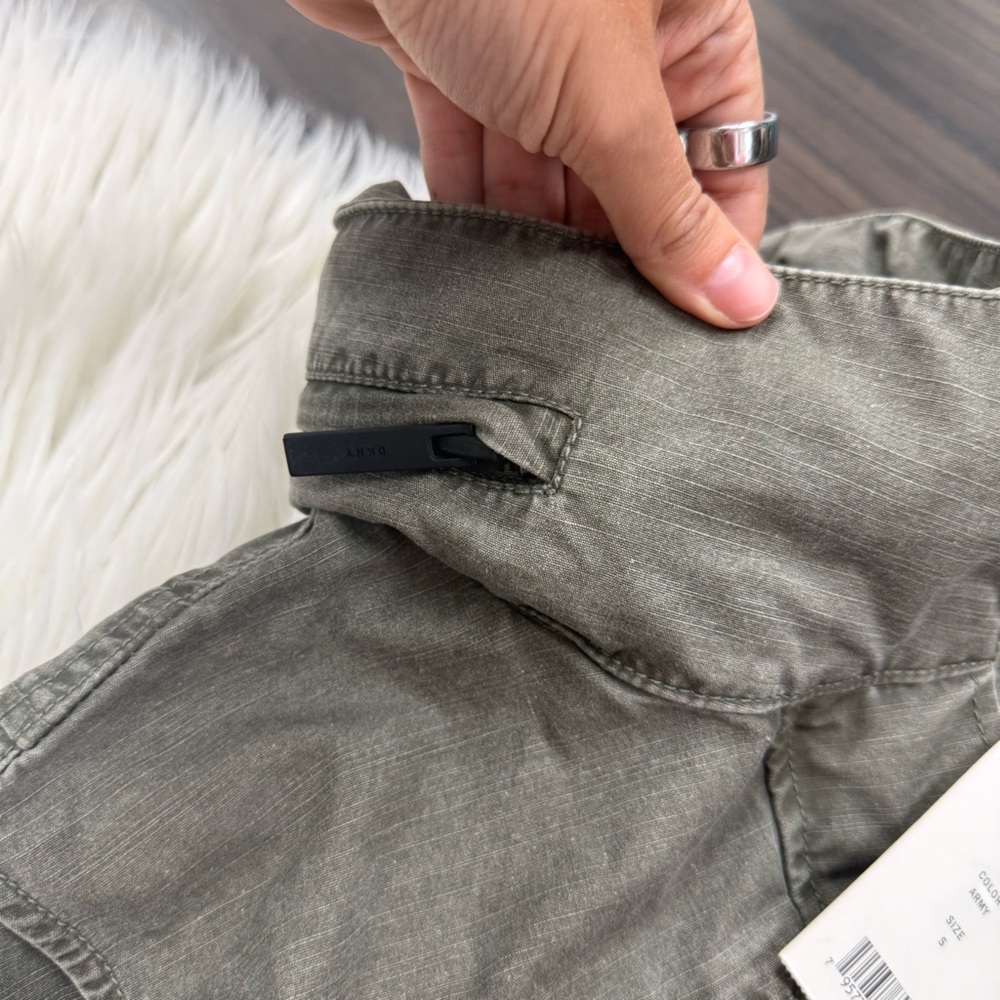 DKNY Army Green Utility Vest - Picture 4 of 6